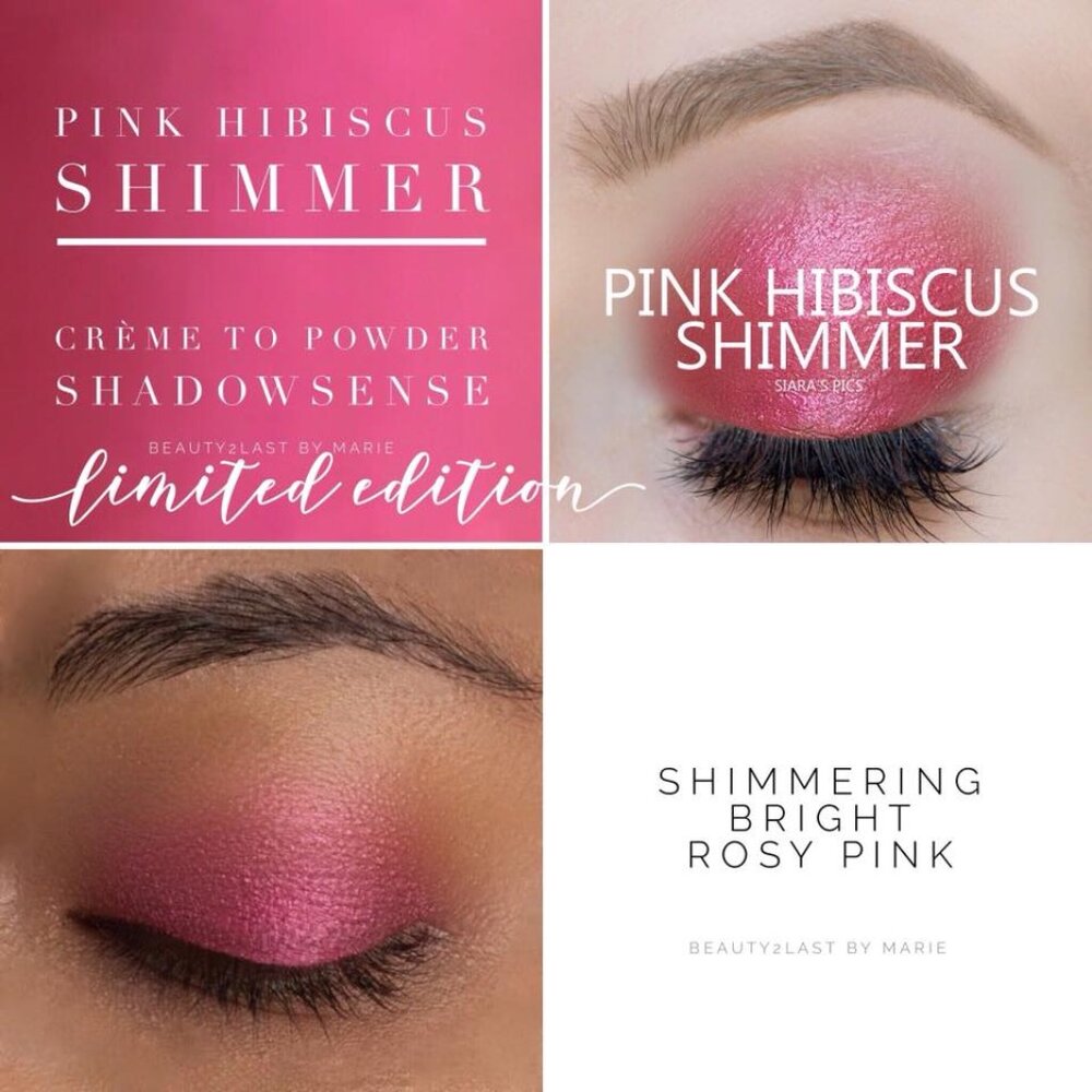 Wicked Pink Hibiscus Shimmer ShadowSense Eyeshadow Retired New Sealed SeneGence